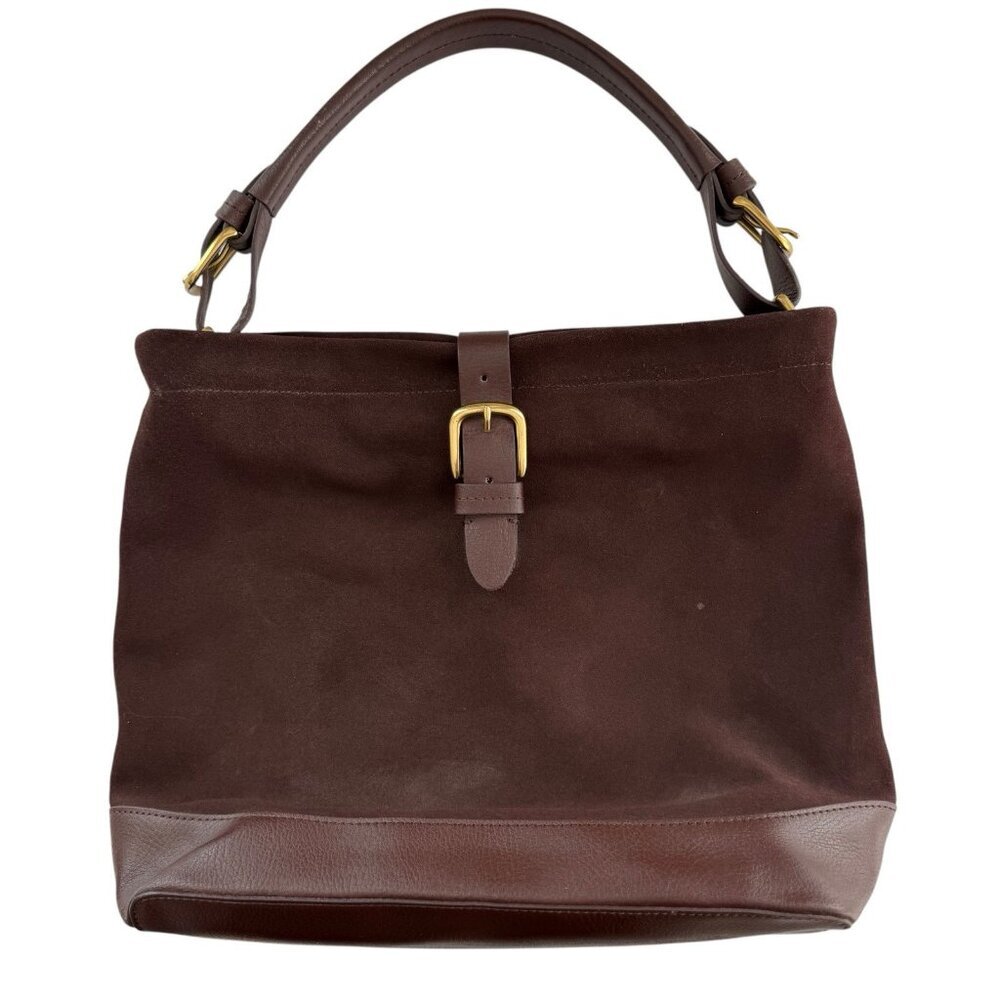 Elegant Brown Leather Handbag